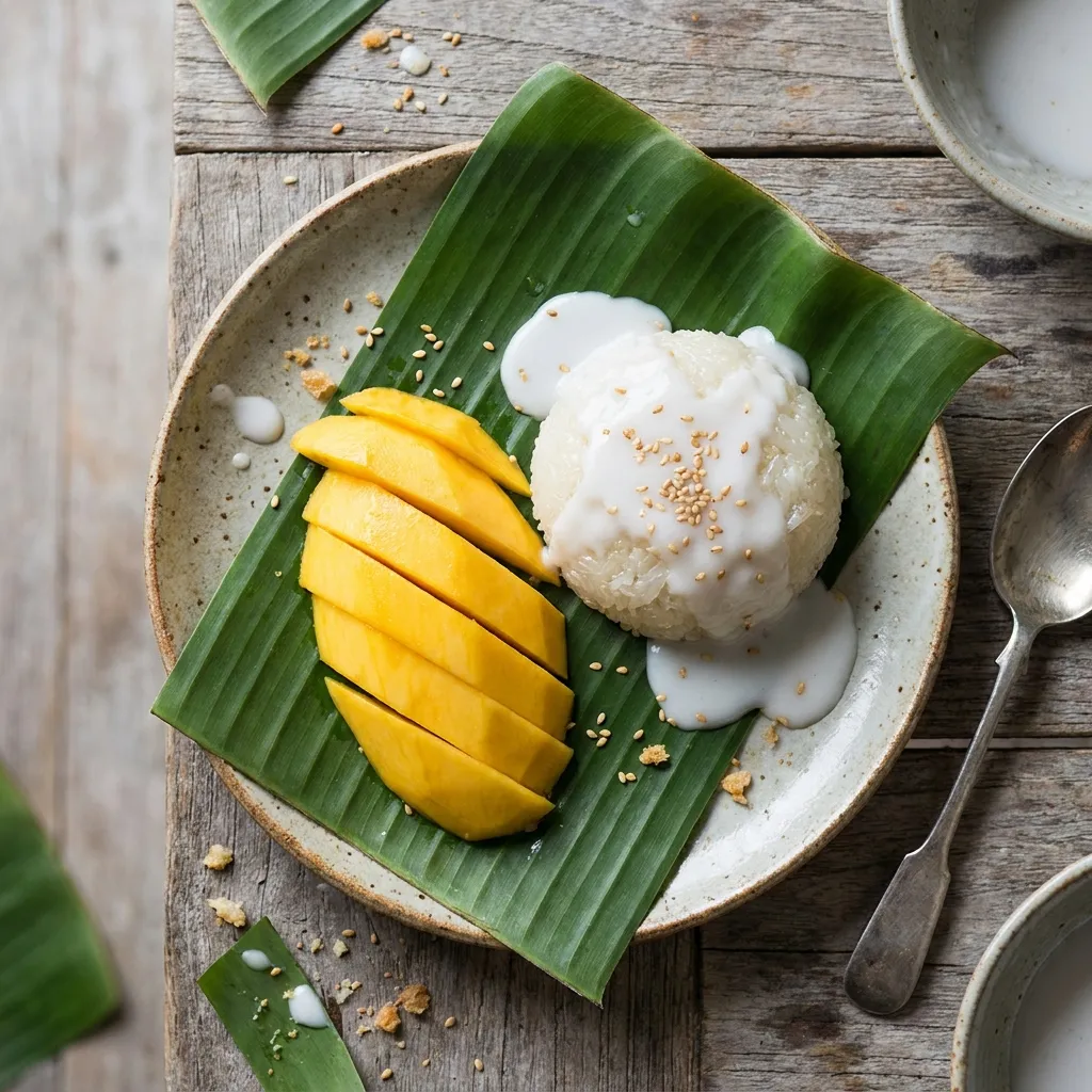 Mango mit Kokos-Klebreis